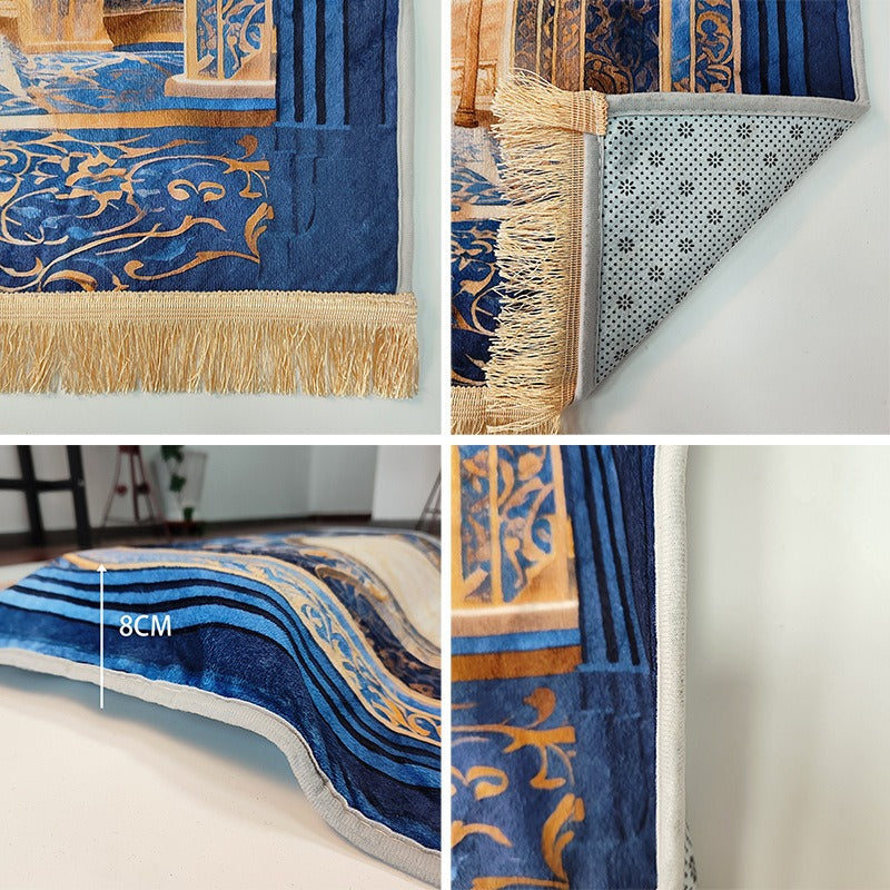 Velvet Printed Living Room Prayer Mat