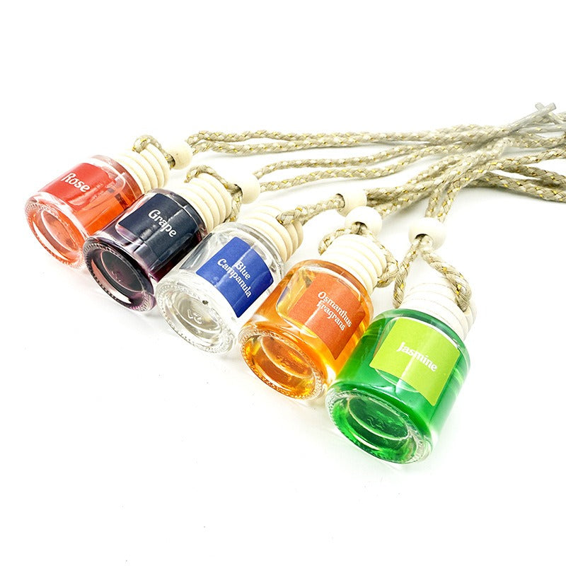 Car Scented Glass Bottle Pendant