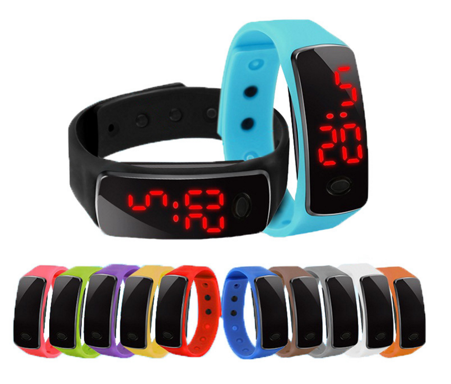 Silicone LED Watch for Couples and Kids (Popular Model)