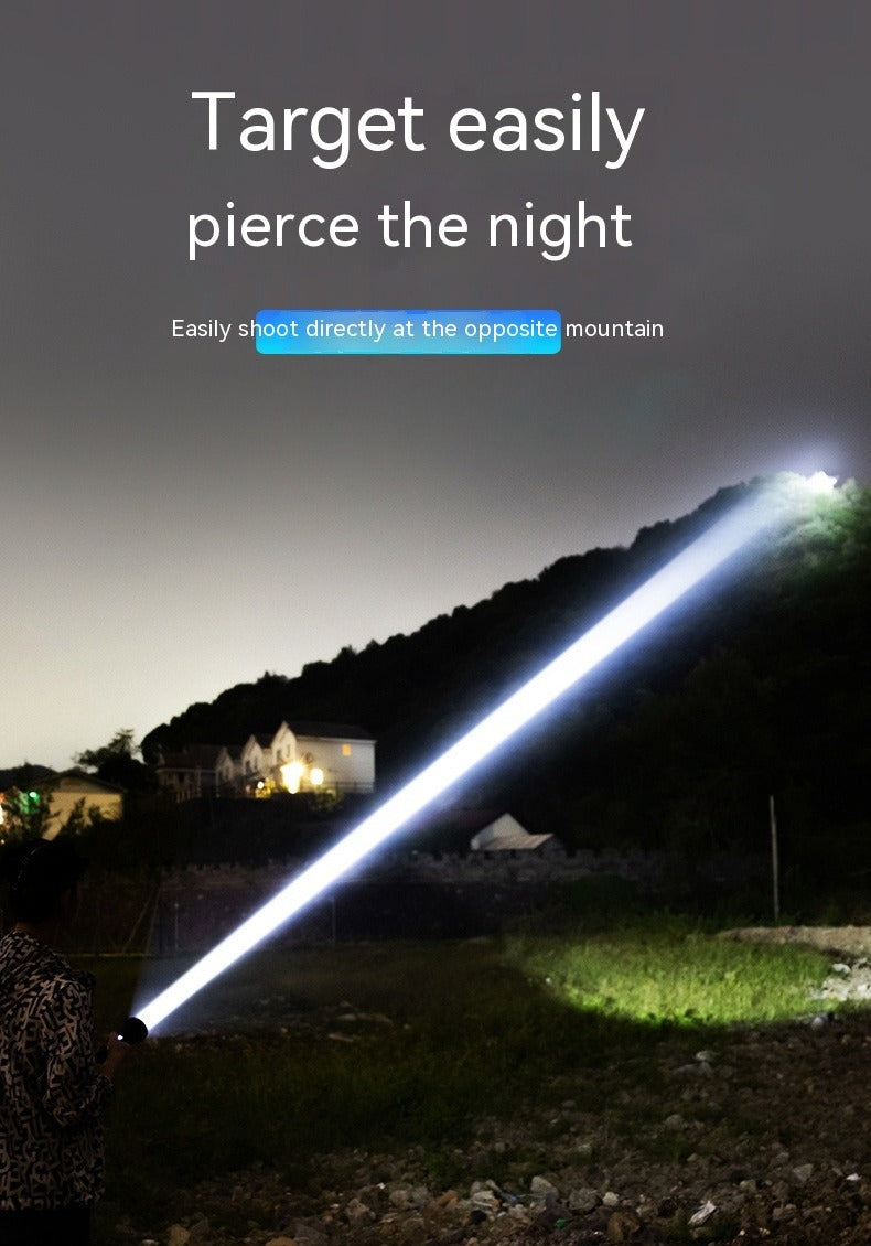 White Laser High-power Outdoor Flashlight