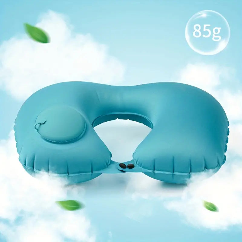 U-Shaped Portable Inflatable Travel Neck Pillow