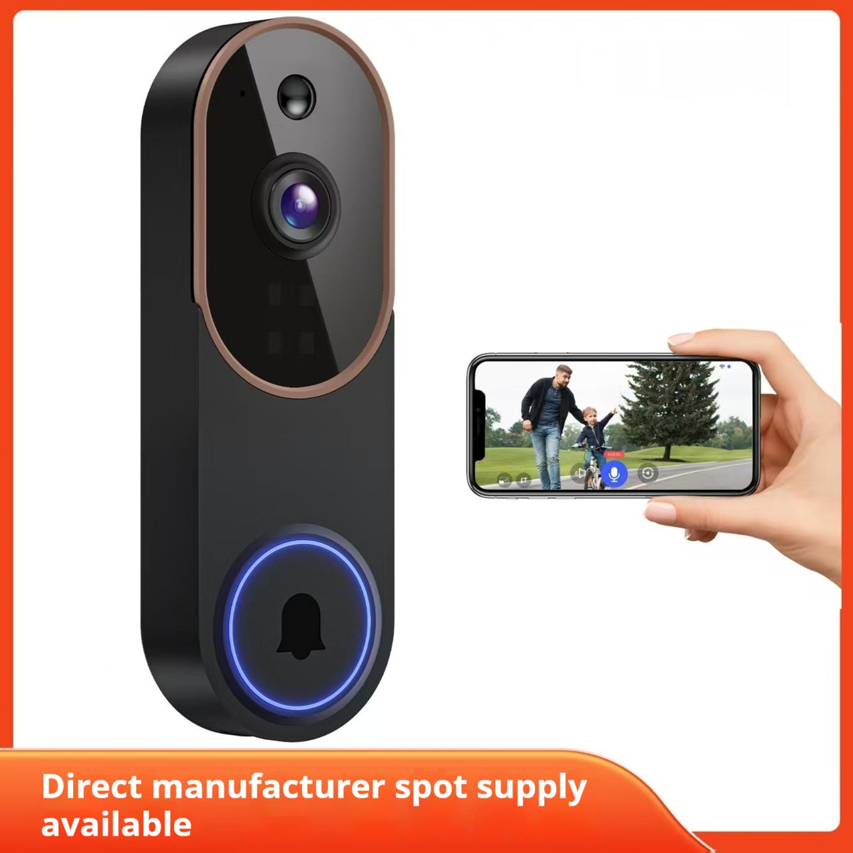 Smart Outdoor Wireless Doorbell Camera