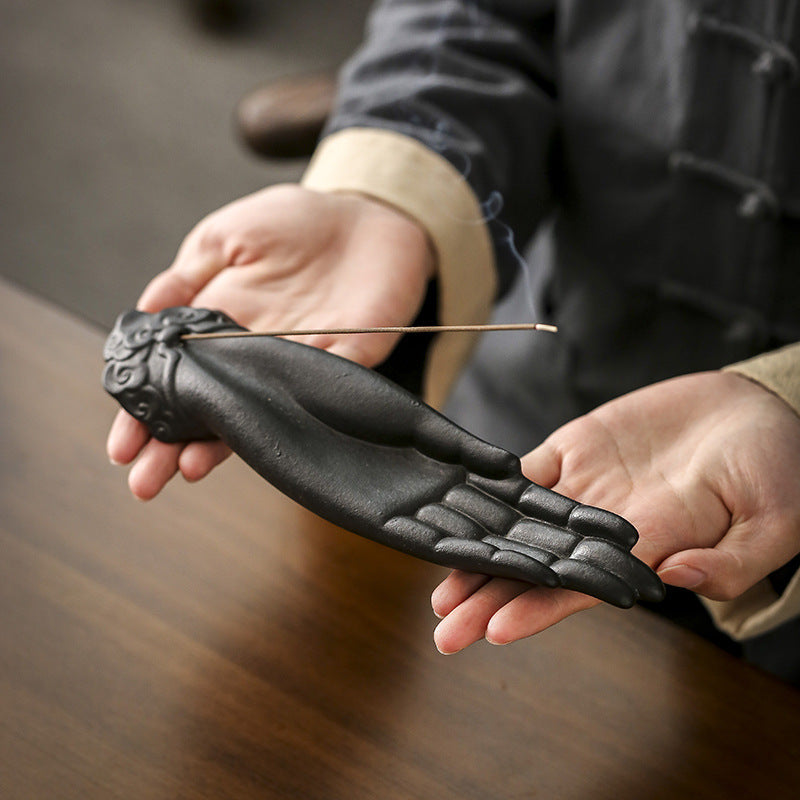 Creative Ceramic Incense Burner with Holder