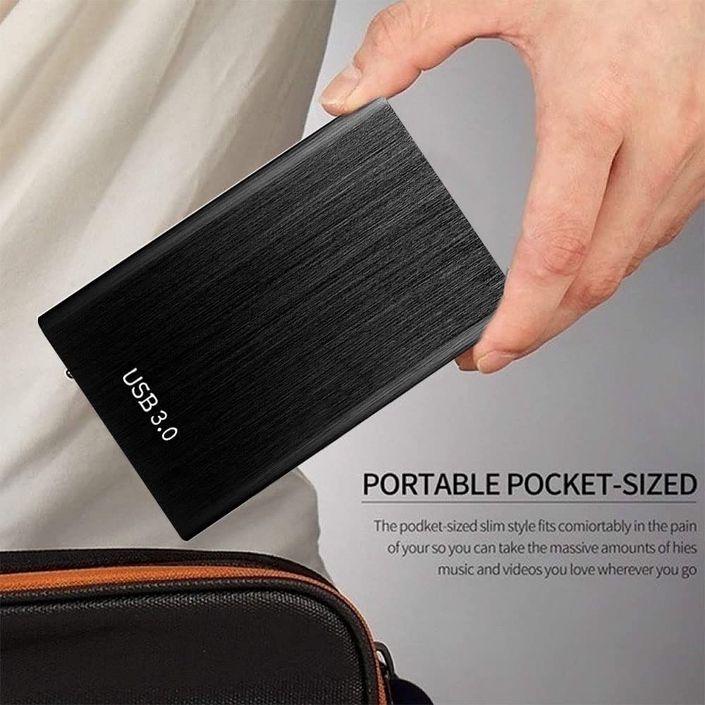 Brushed Metal Portable SSD with USB 3.0 Connection