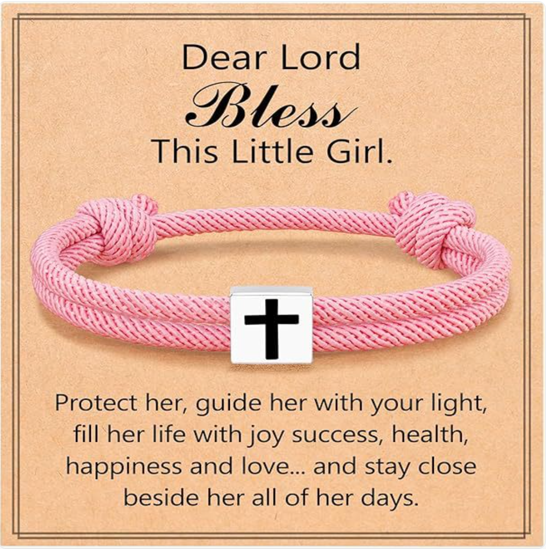 Milan Rope Braided Cross Bracelet