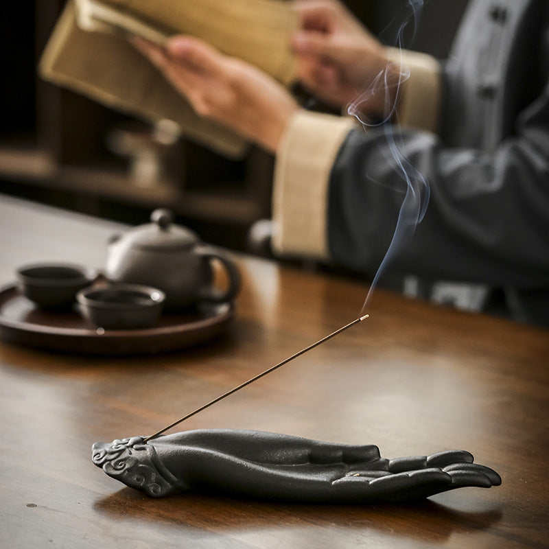 Creative Ceramic Incense Burner with Holder