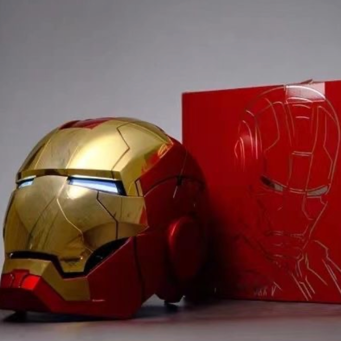 Iron Man MK5 Helmet 1:1 Wearable Voice-Controlled