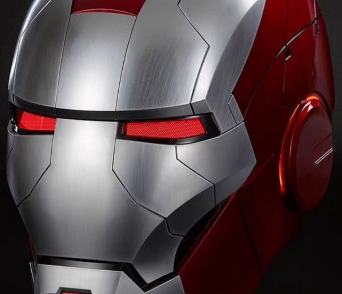 Iron Man MK5 Helmet 1:1 Wearable Voice-Controlled