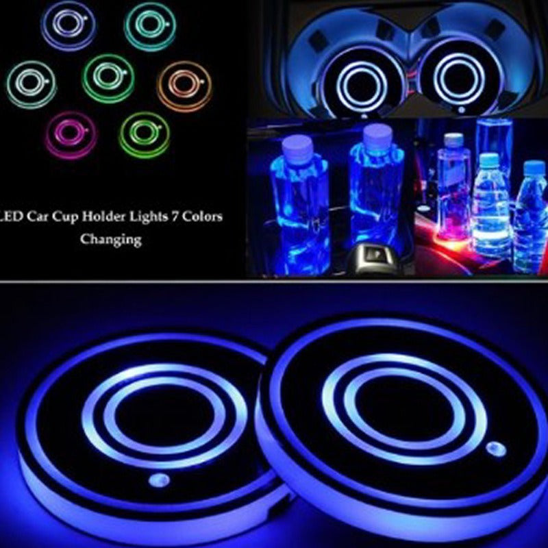 Car LED Light-emitting Coasters Ambient Light