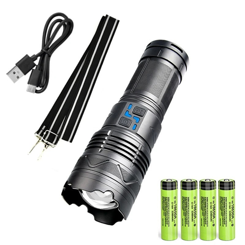 White Laser High-power Outdoor Flashlight