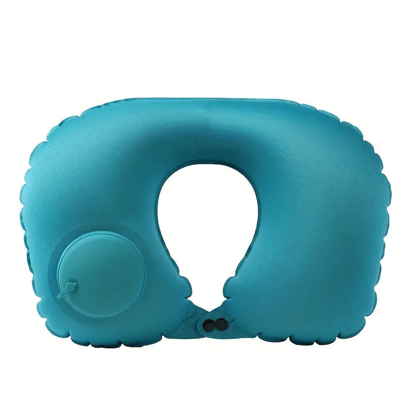U-Shaped Portable Inflatable Travel Neck Pillow