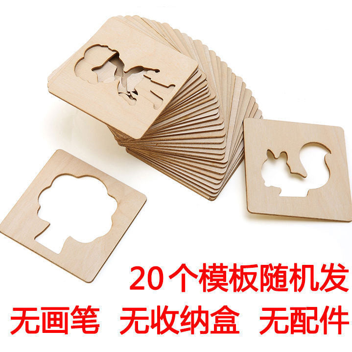 Hollow Painting Template Tool Set for Kids' Learning