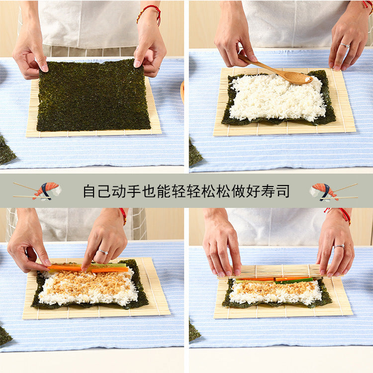 Bamboo Sushi Rolling Mat and Molds for Sushi Making