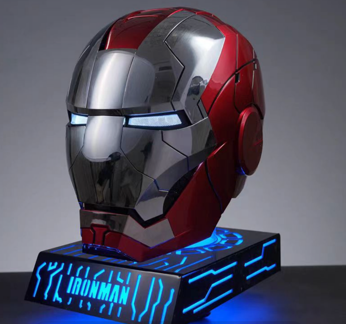 Iron Man MK5 Helmet 1:1 Wearable Voice-Controlled