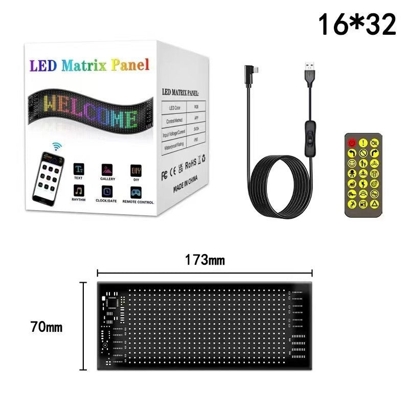 Car Flexible Bluetooth Advertising Smart Screen