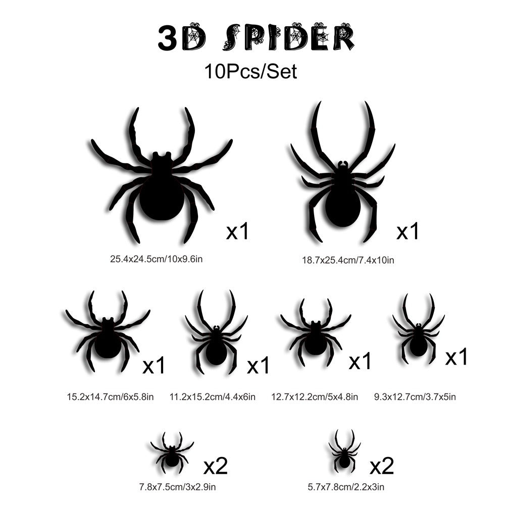 Halloween LED Bat & Spider Night Light Set
