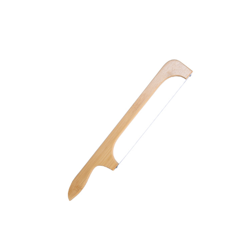 Wooden Bread Knife with Serrated Edge for Baking