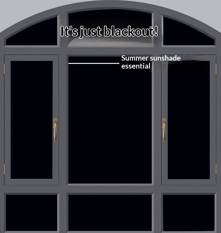 Blackout Heat-Insulating Anti-Peeking Glass Film