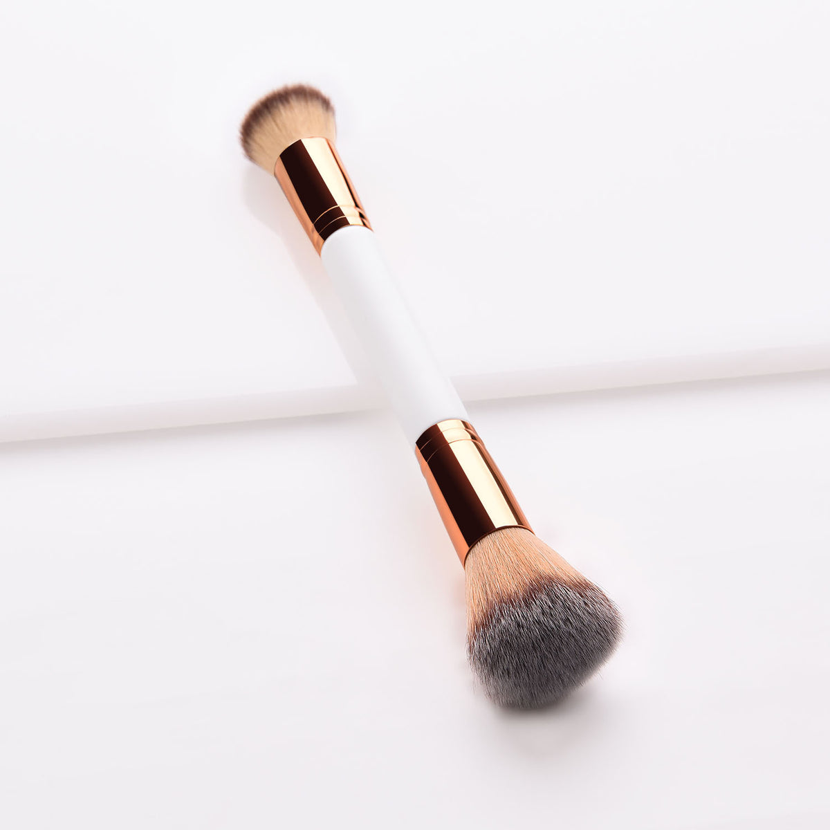 Dual-Head Makeup Brush - Platinum Powder Brush by GUJHUI