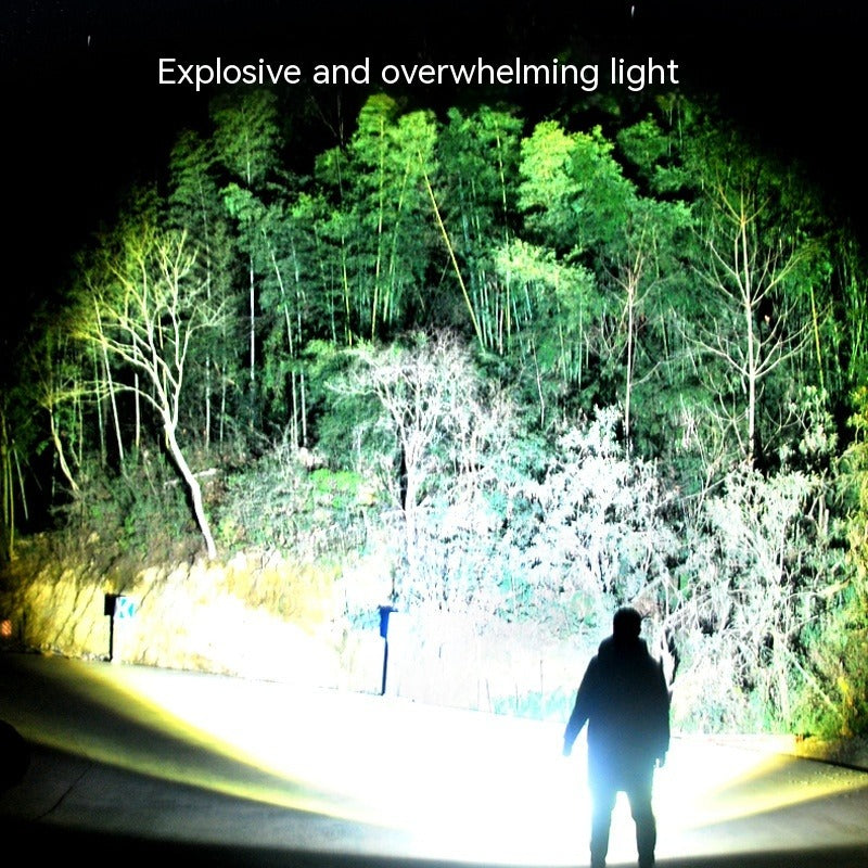 White Laser High-power Outdoor Flashlight