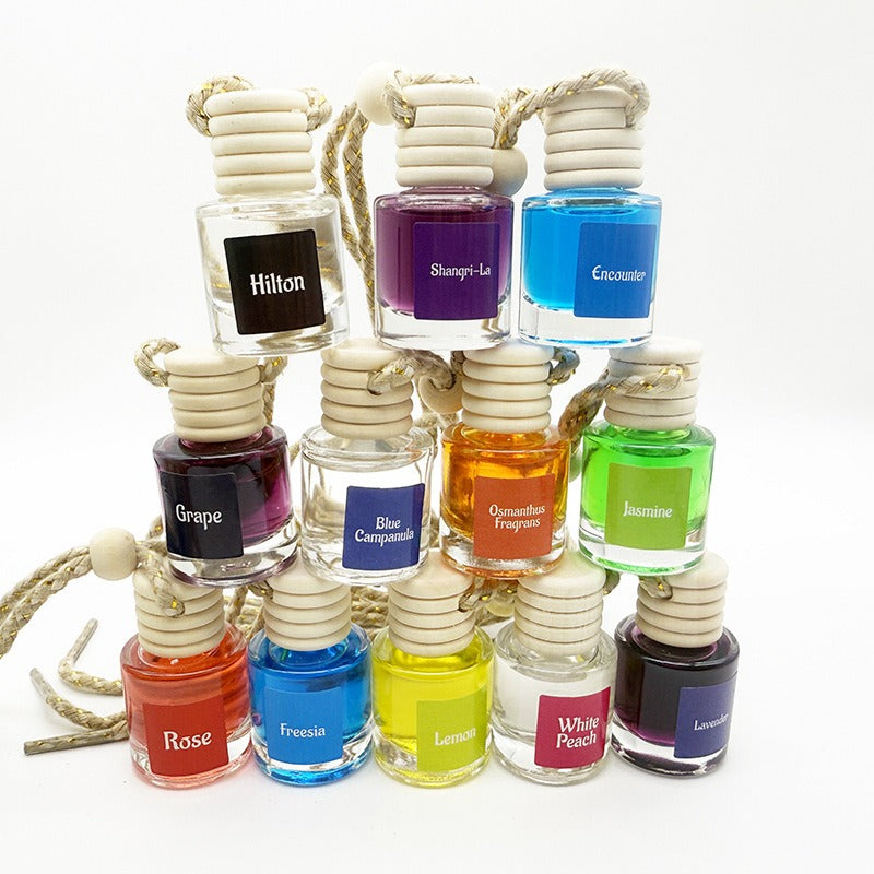 Car Scented Glass Bottle Pendant