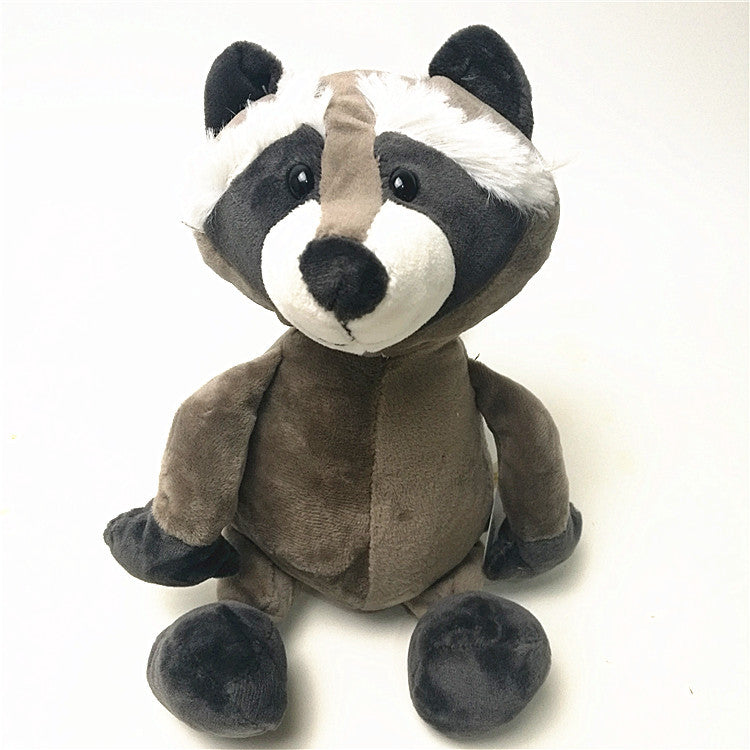 Forest Animal Plush Toys: Lion, Elephant, Tiger, Monkey, Deer