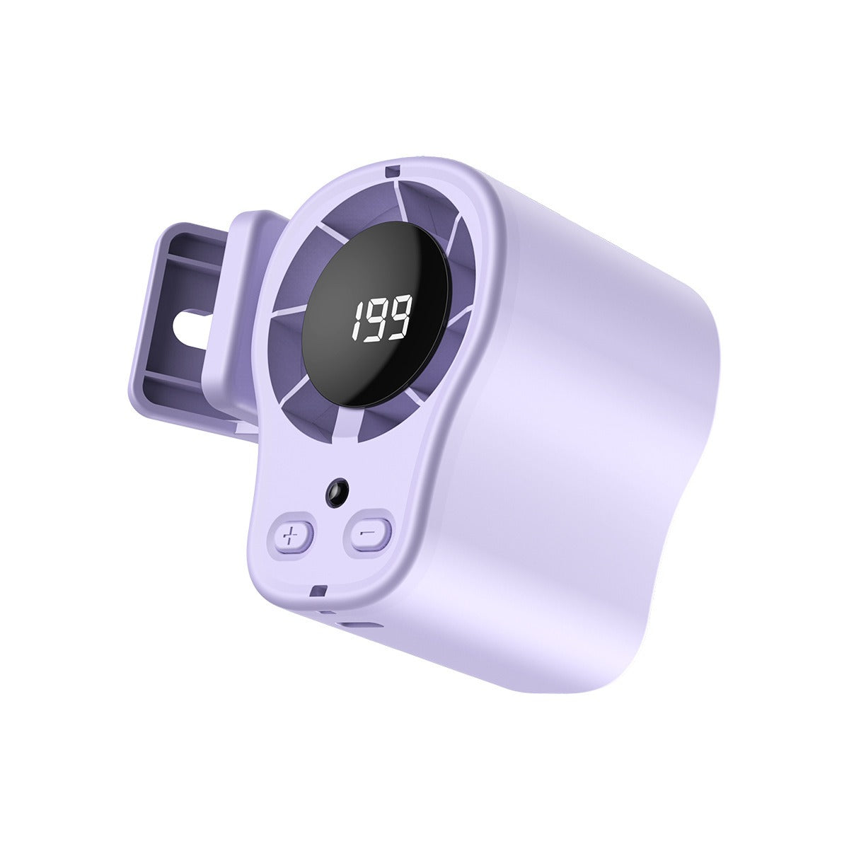 Outdoor Waist-Hanging Fan with Handheld Lighting