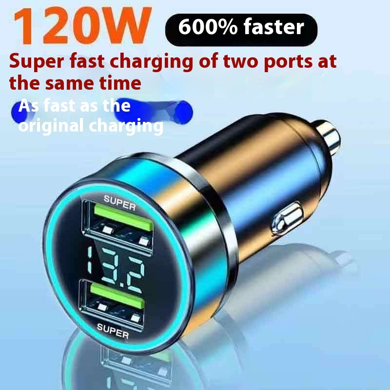 66W QC30 Digital Car Charger