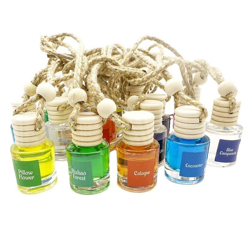 Car Scented Glass Bottle Pendant