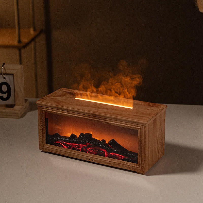 Flame Aromatherapy Essential Oil Diffuser Humidifier