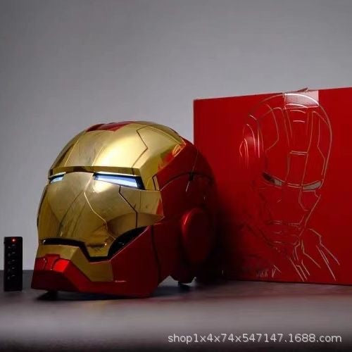 Iron Man MK5 Helmet 1:1 Wearable Voice-Controlled