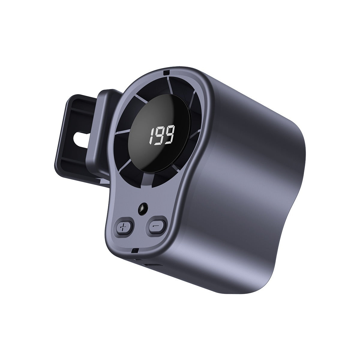 Outdoor Waist-Hanging Fan with Handheld Lighting