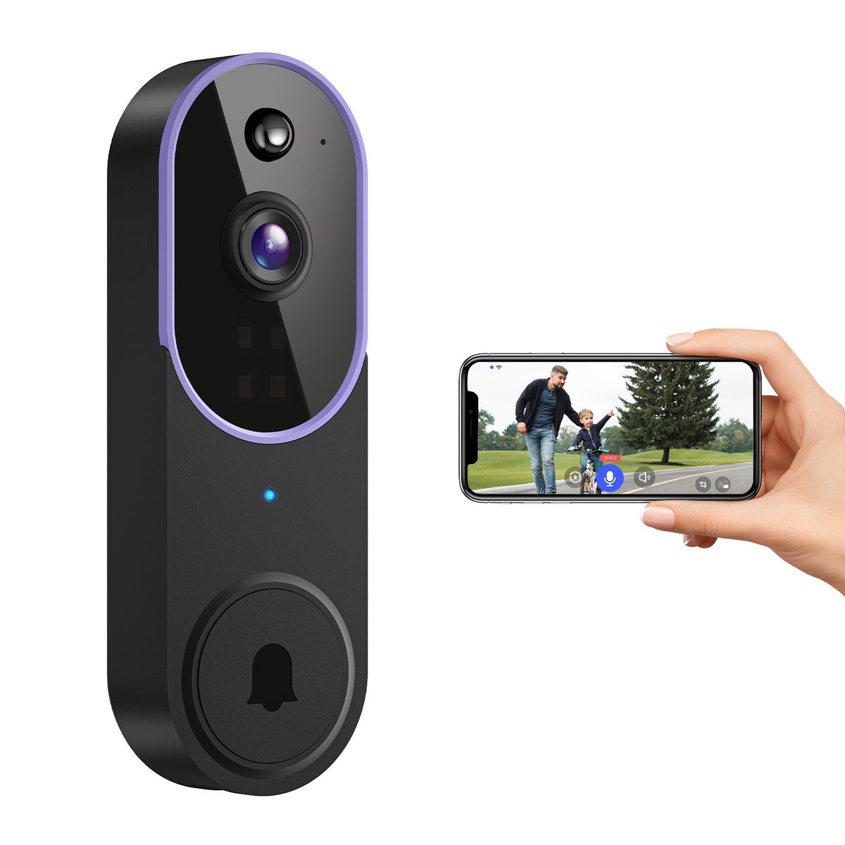 Smart Outdoor Wireless Doorbell Camera
