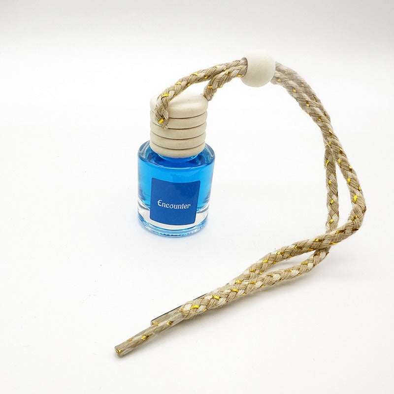 Car Scented Glass Bottle Pendant