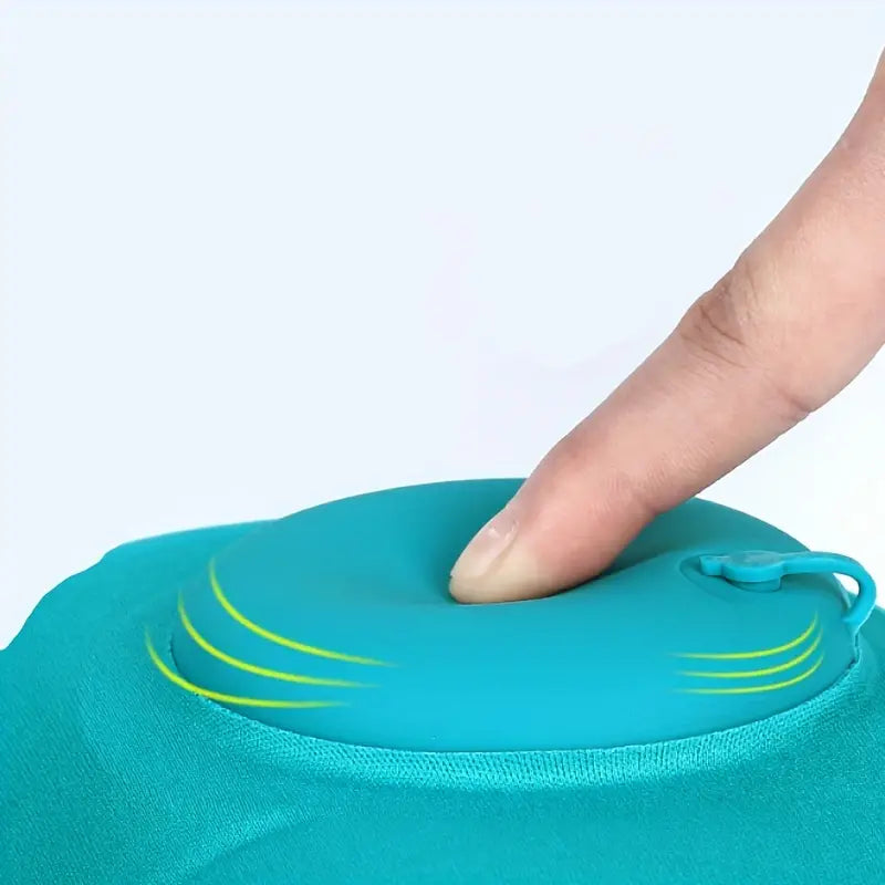 U-Shaped Portable Inflatable Travel Neck Pillow