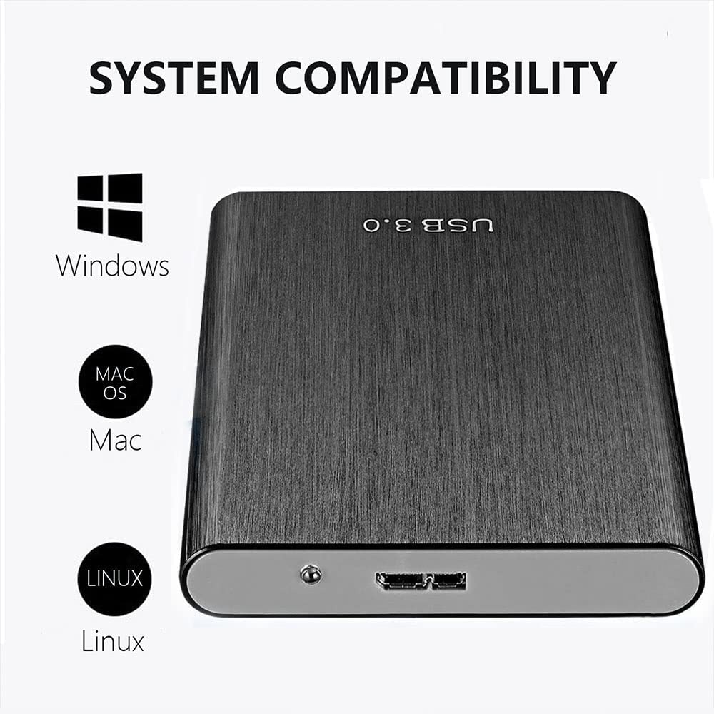 Brushed Metal Portable SSD with USB 3.0 Connection