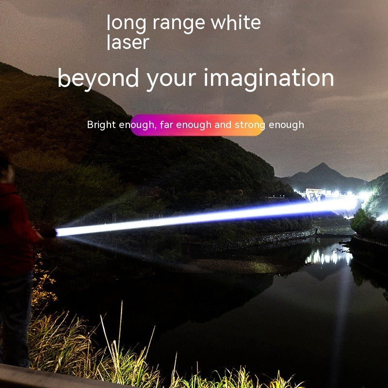 White Laser High-power Outdoor Flashlight