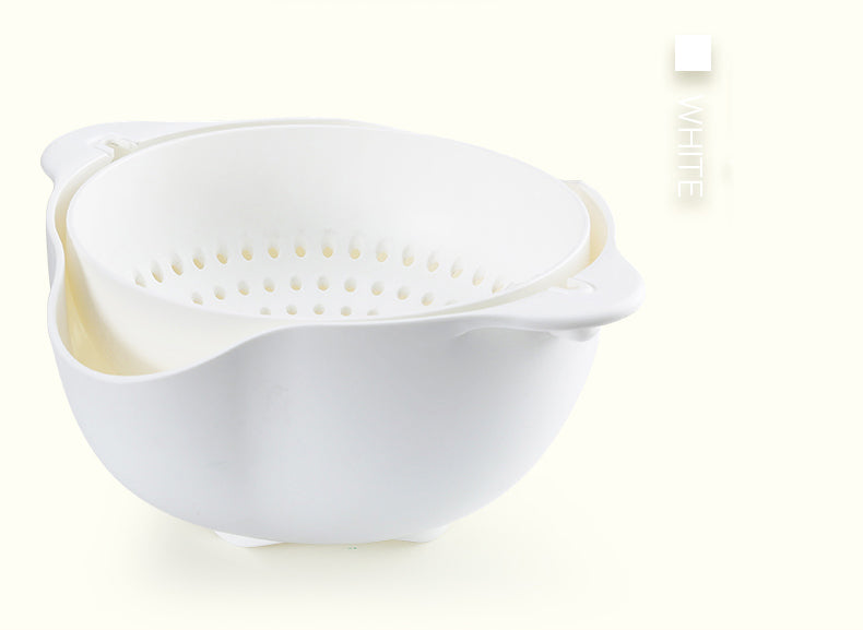 Vegetable Washing Basket and Draining Colander