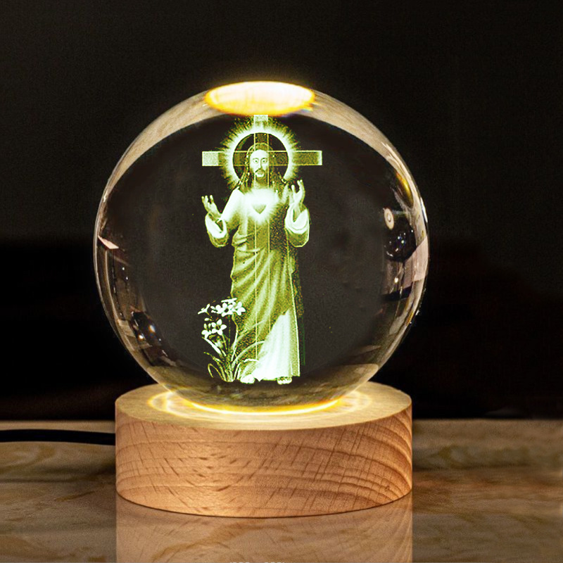 Luminous Crystal Office Display