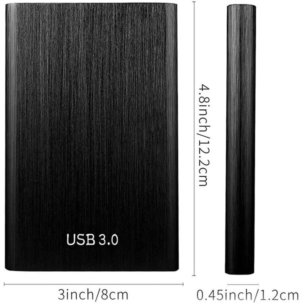Brushed Metal Portable SSD with USB 3.0 Connection