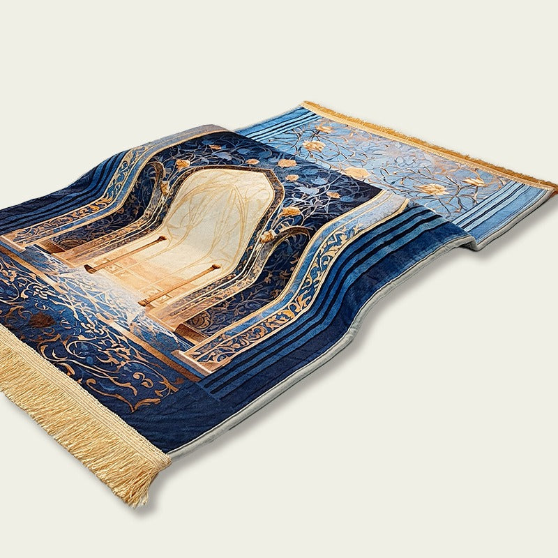 Velvet Printed Living Room Prayer Mat