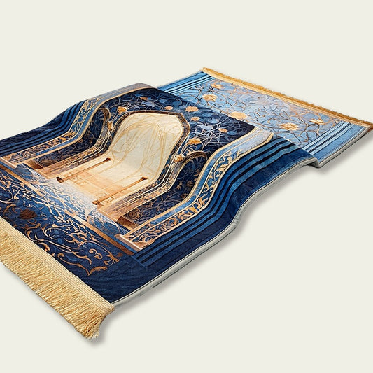 Velvet Printed Living Room Prayer Mat