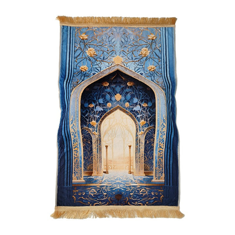 Velvet Printed Living Room Prayer Mat
